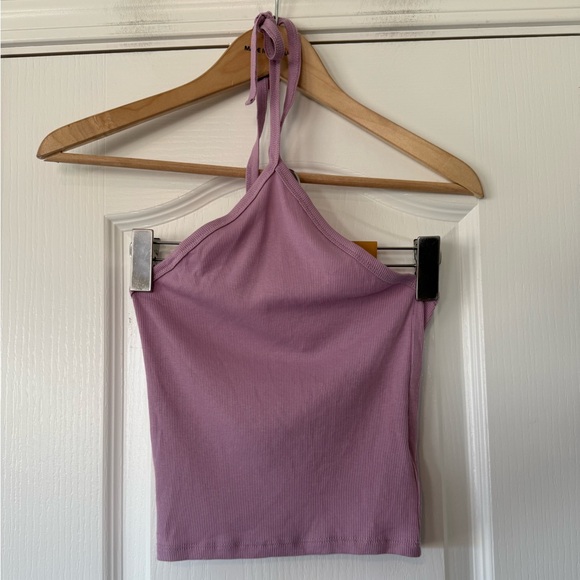 Madewell Supima Rib Halter Tank Top - Picture 7 of 10